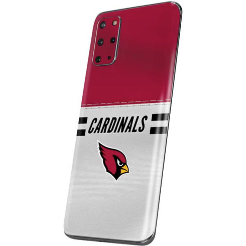 NFL Arizona Cardinals White Striped Galaxy S20 Plus Skin
